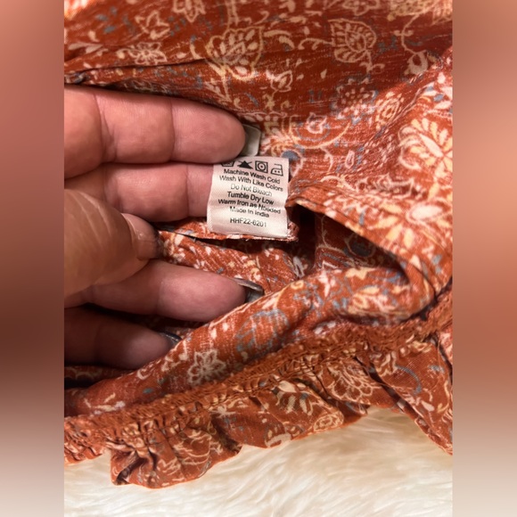 Floral Rust Dress - Picture 10 of 10